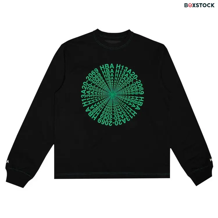 Hood By Air Long-Sleeve Tee 'Black' Fall/Winter 2020 HBA-152B-03