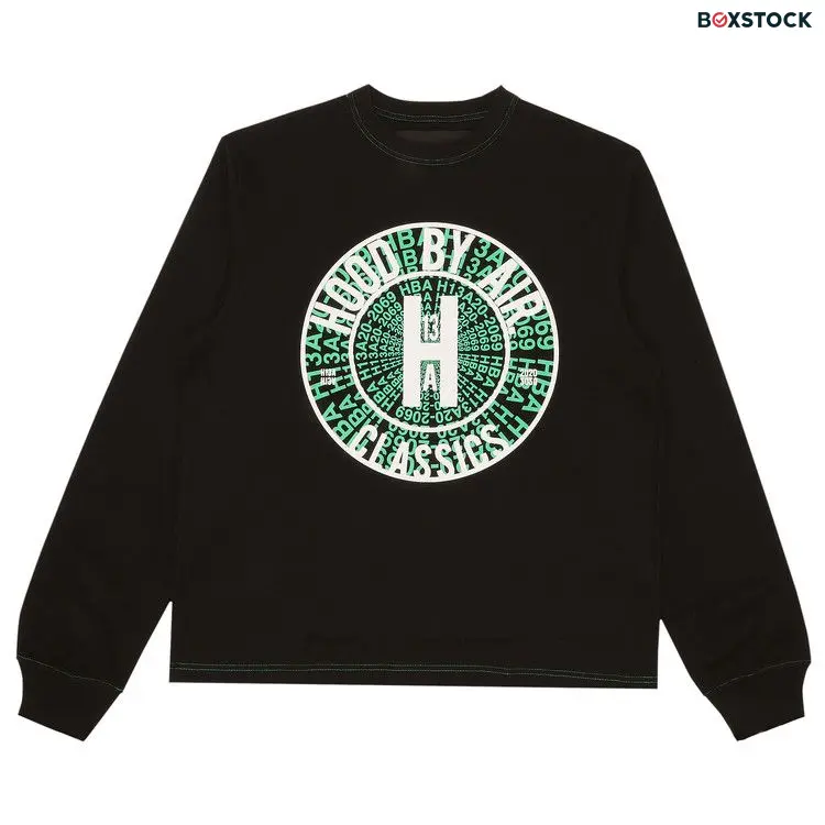 Hood By Air Long-Sleeve Tee 'Black' Fall/Winter 2020 HBA-152B02-000