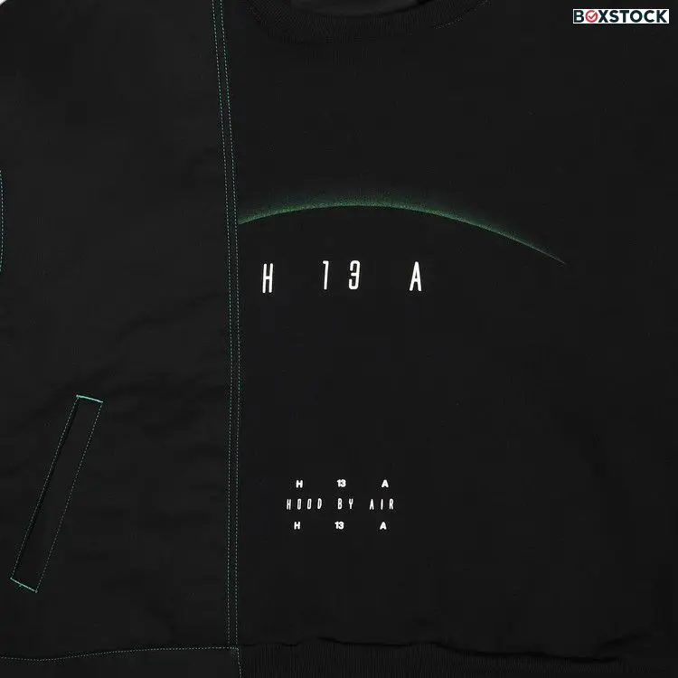 Hood By Air Panelled Sweatshirt 'Black' Fall/Winter 2020