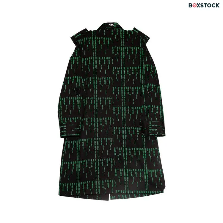 Hood By Air Twill Trench Allover Print 'Black' Fall/Winter 2020