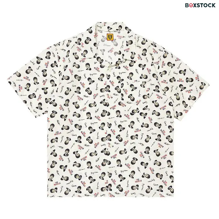 Human Made Beatles Aloha Shirt 'White'