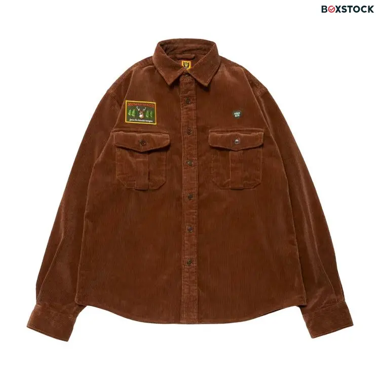 Human Made Corduroy Workshirt 'Brown' Fall/Winter 2022