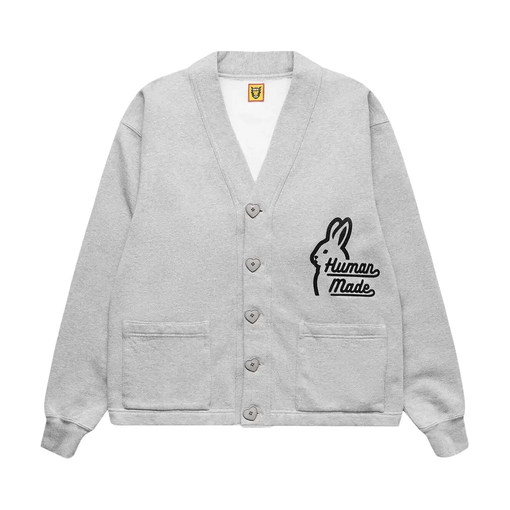 Human Made Sweatshirt Cardigan 'Grey'