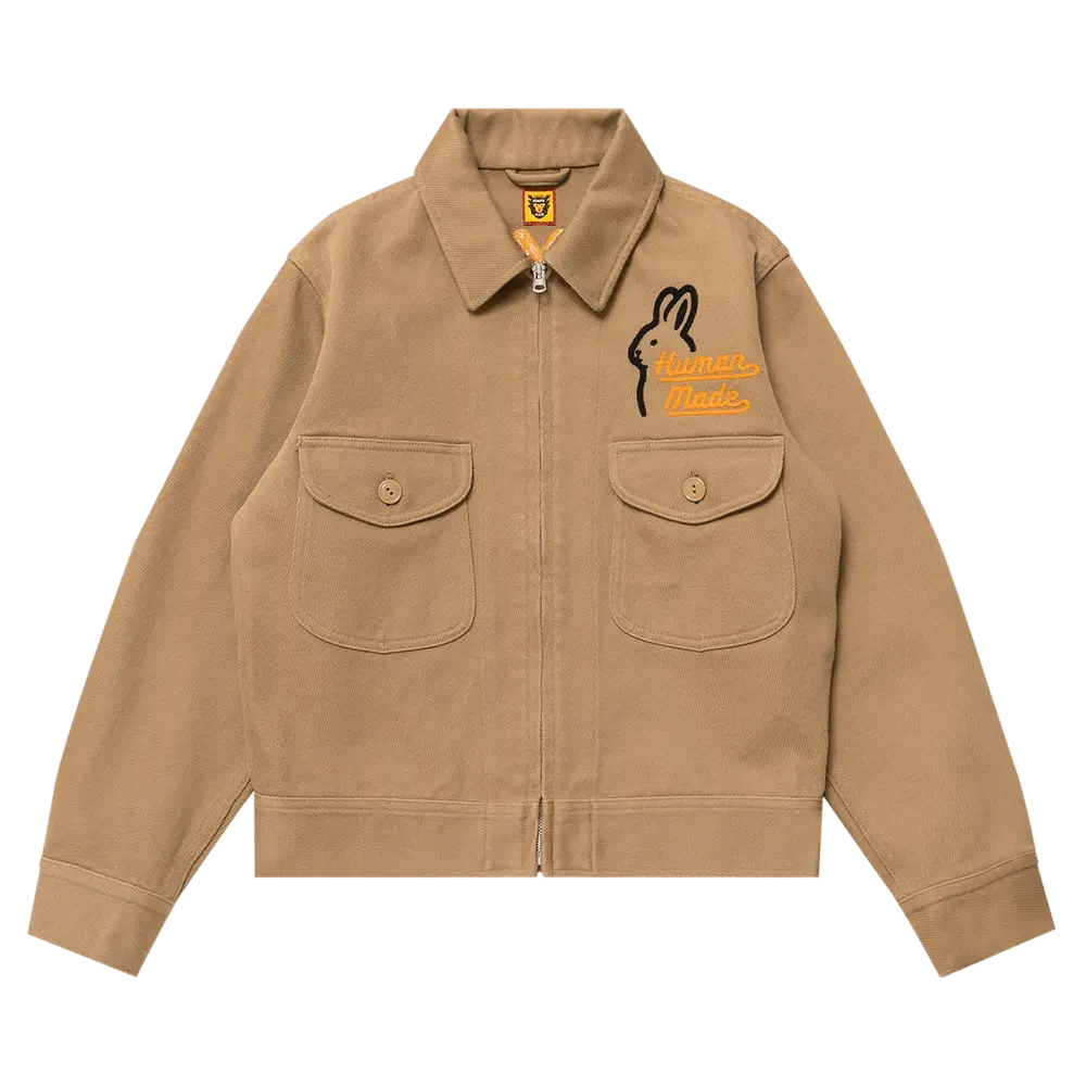 Human Made Zip Work Jacket 'Beige' Tan Fall/Winter 2022