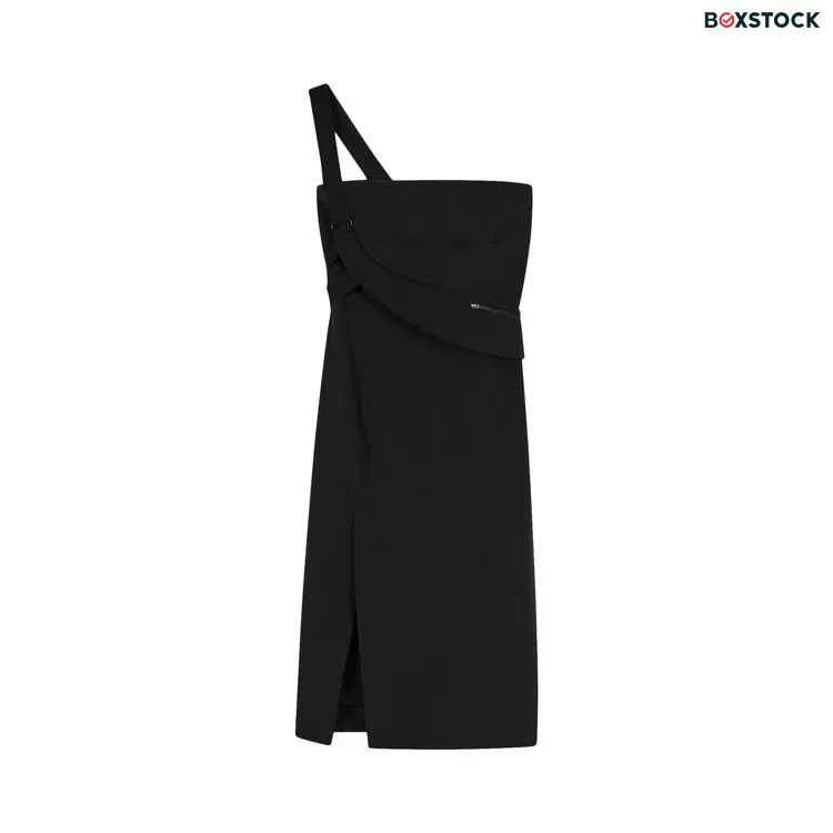 Hyein Seo Cinch Bag Tube Dress 'Black' Spring/Summer 2024