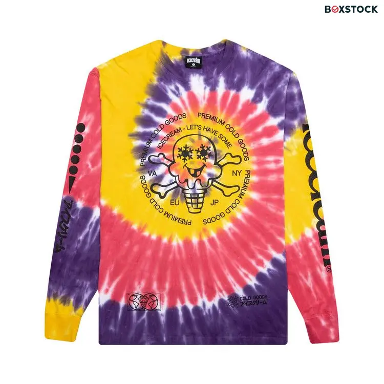 Icecream Cold Goods Long-Sleeve Knit 'Tie Dye' Multi-Color Spring/Summer 2021
