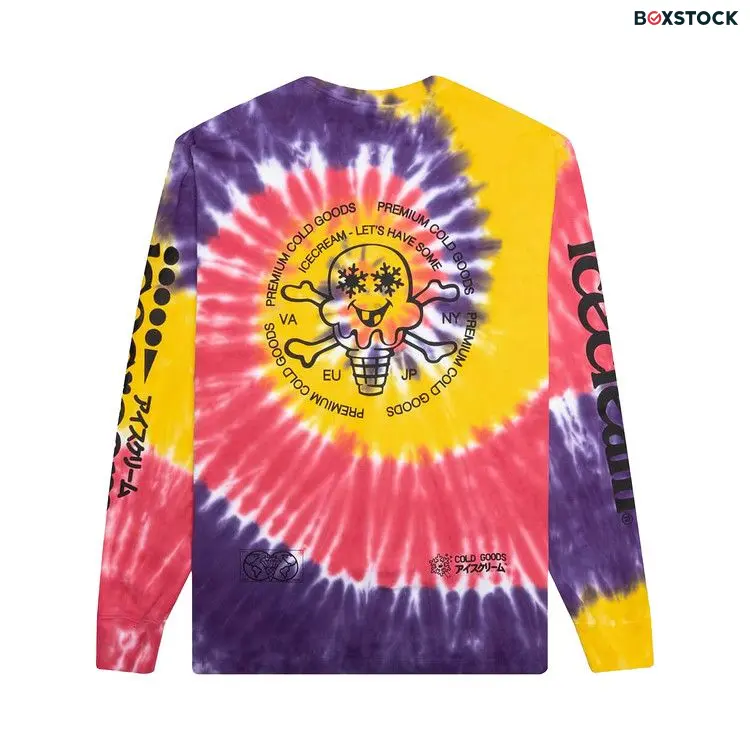 Icecream Cold Goods Long-Sleeve Knit 'Tie Dye' Multi-Color Spring/Summer 2021