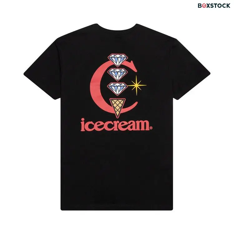 Icecream Diamonds Short-Sleeve Tee 'Black' Spring/Summer 2021