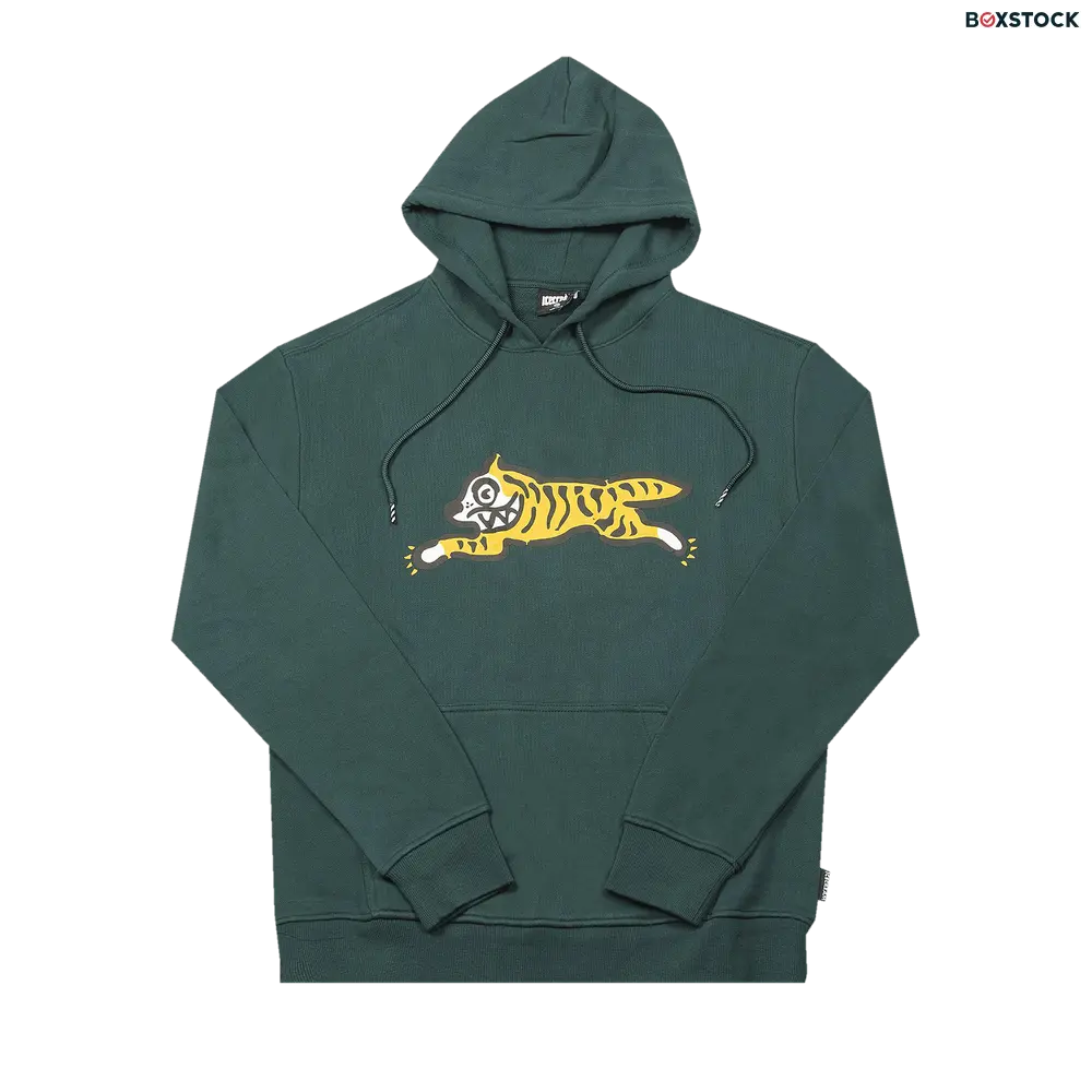 Icecream Stripes Hoodie 'Ponderosa Pine' Green