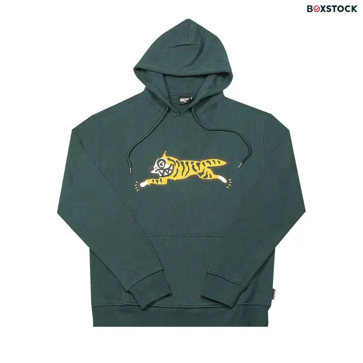 Icecream Stripes Hoodie 'Ponderosa Pine' Green