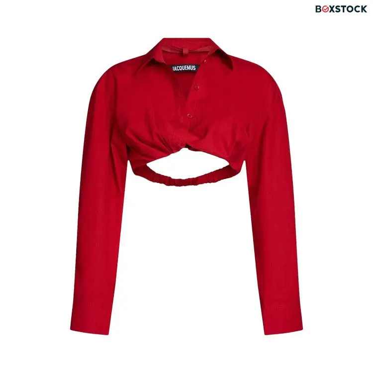 Jacquemus La Short Bahia Shirt 'Dark Red' Fall/Winter 2024