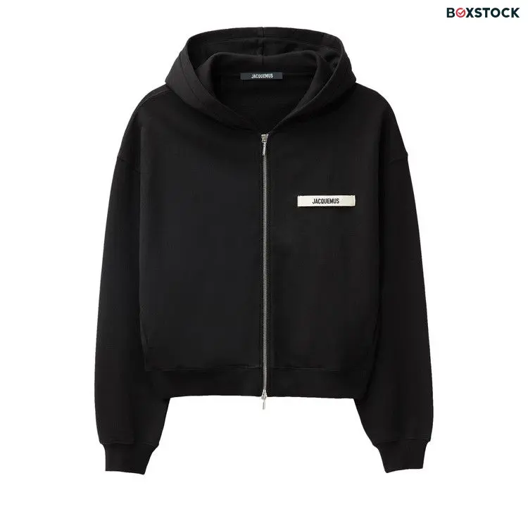 Jacquemus Le Gros Grain Zip Hoodie 'Black' Fall/Winter 2024