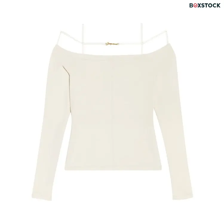 Jacquemus Long-Sleeve Lingerie T-Shirt 'Beige' Cream Fall/Winter 2023