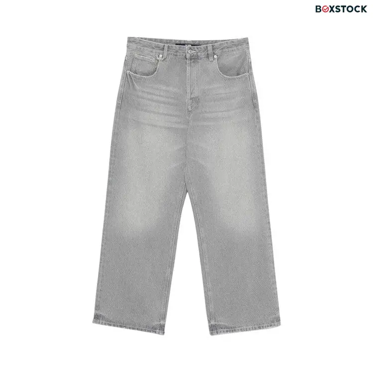 Jacquemus The Wide De-Nimes Denim Pants 'Grey/Off White' Fall/Winter 2024