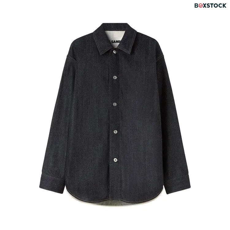 Jil Sander Denim Over Shirt 'Dark Blue' Fall/Winter 2023