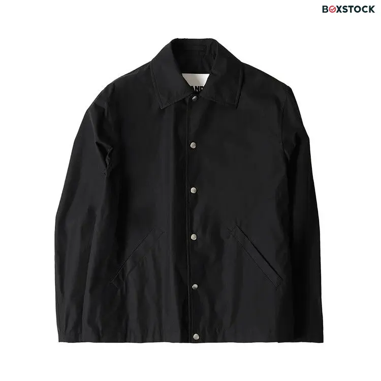 Jil Sander Logo Coach Jacket 'Black' Fall/Winter 2023