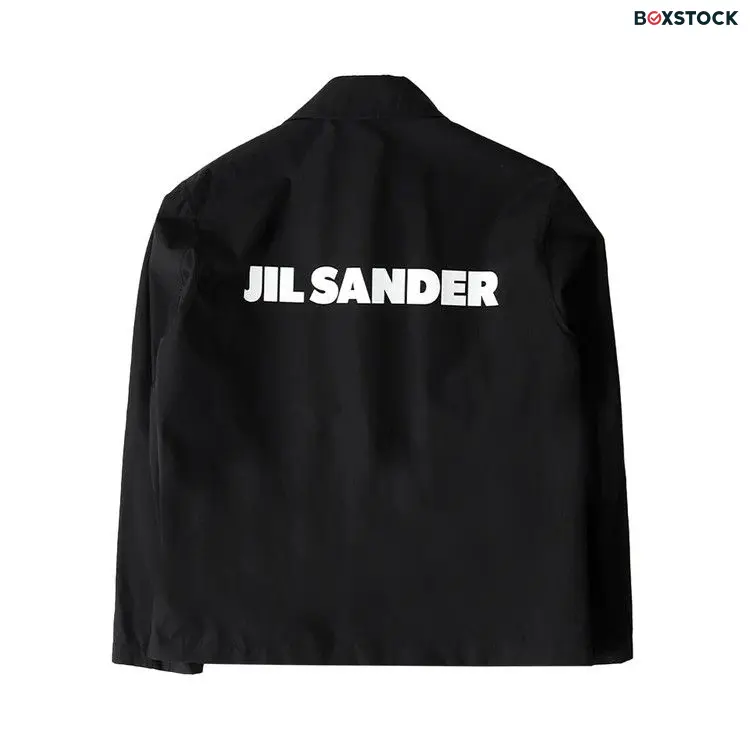 Jil Sander Logo Coach Jacket 'Black' Fall/Winter 2023