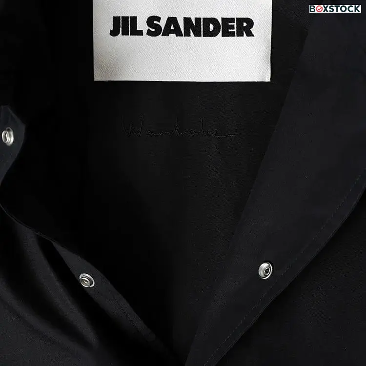 Jil Sander Logo Coach Jacket 'Black' Fall/Winter 2023