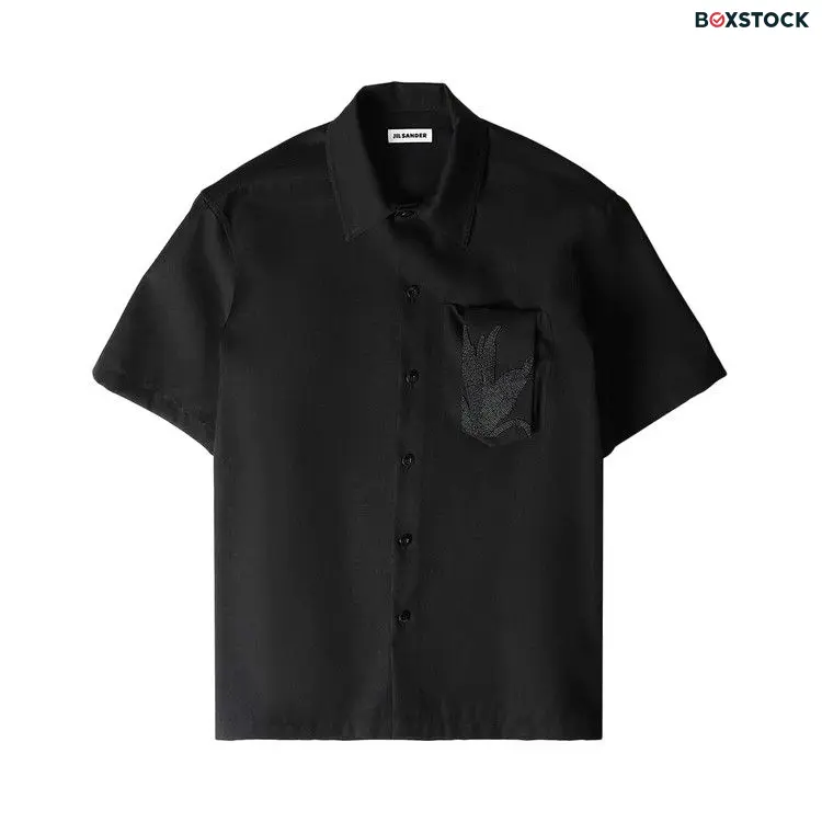 Jil Sander Light Wool Shirt 'Black' Spring/Summer 2023