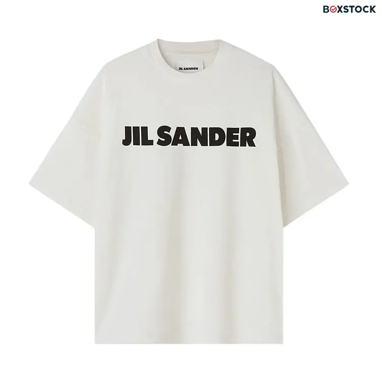 Jil Sander Logo T-Shirt 'Natural' Tan Spring/Summer 2023