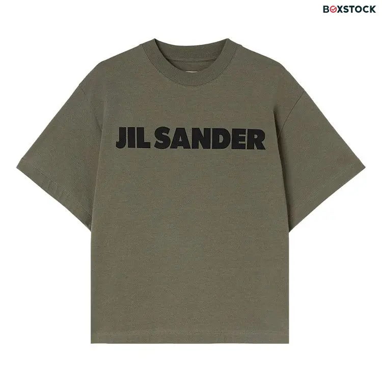 Jil Sander Logo T-Shirt 'Olive' Green Spring/Summer 2024