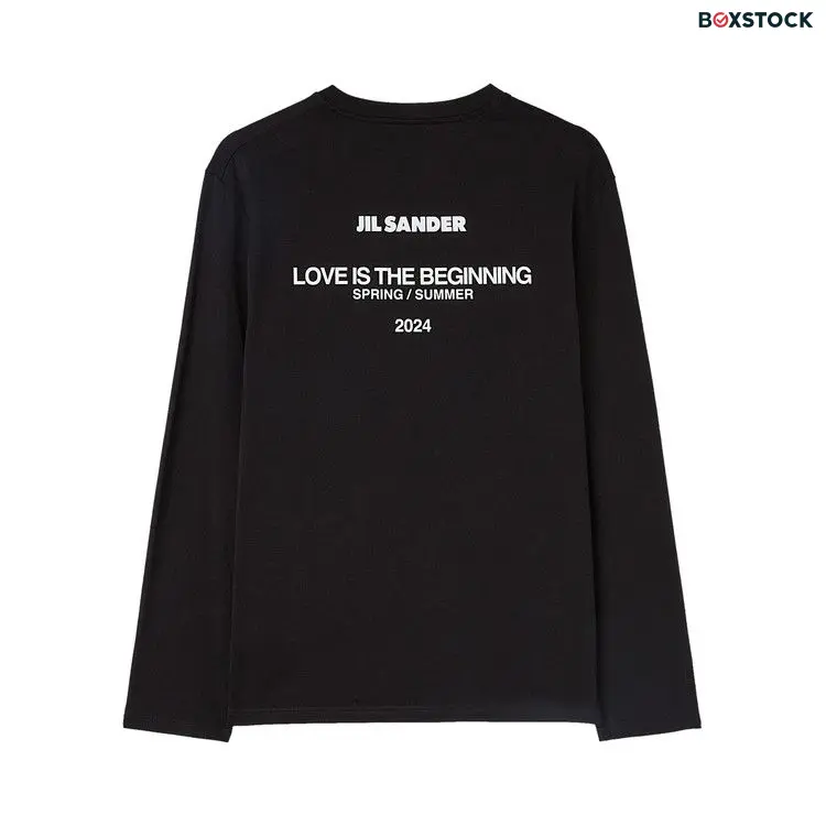 Jil Sander Long-Sleeve T-Shirt 'Black' Spring/Summer 2024