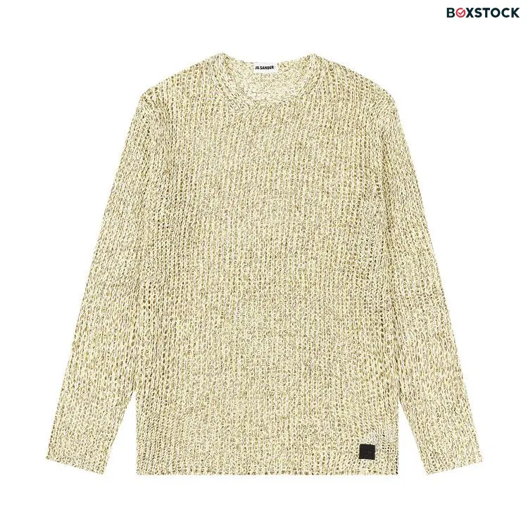 Jil Sander Open Knit Sweater 'Yellow' Spring/Summer 2024