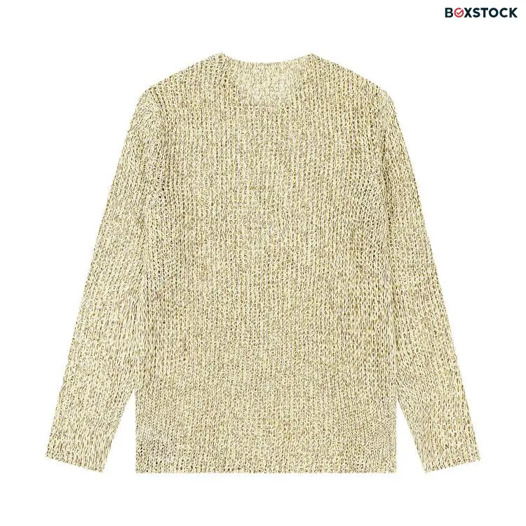 Jil Sander Open Knit Sweater 'Yellow' Spring/Summer 2024