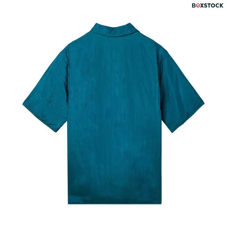 Jil Sander Short-Sleeve Shirt 'Teal' Green Spring/Summer 2024