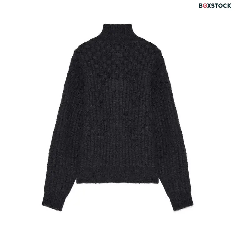 Jil Sander Zipped Up Cardigan 'Black' Fall/Winter 2024