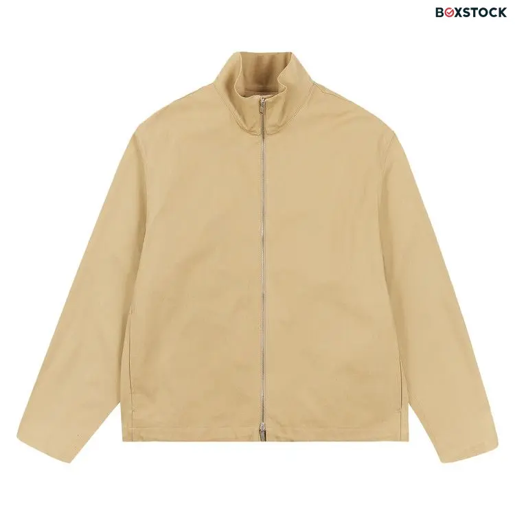 Jil Sander Zip Up Jacket 'Beige' Tan Spring/Summer 2024
