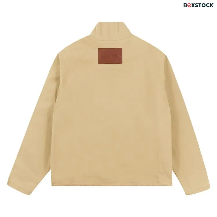 Jil Sander Zip Up Jacket 'Beige' Tan Spring/Summer 2024