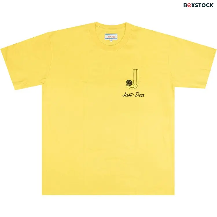 Just Don Record Crew Short-Sleeve T-Shirt 'Yellow'