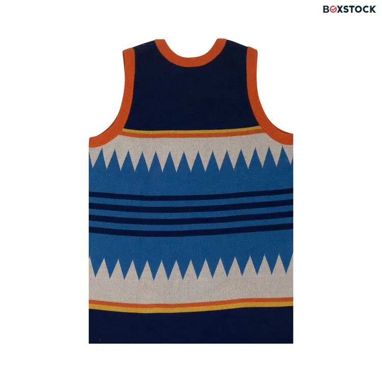 Just Don Shark Basketball Tank Jersey Sweater 'Blue'