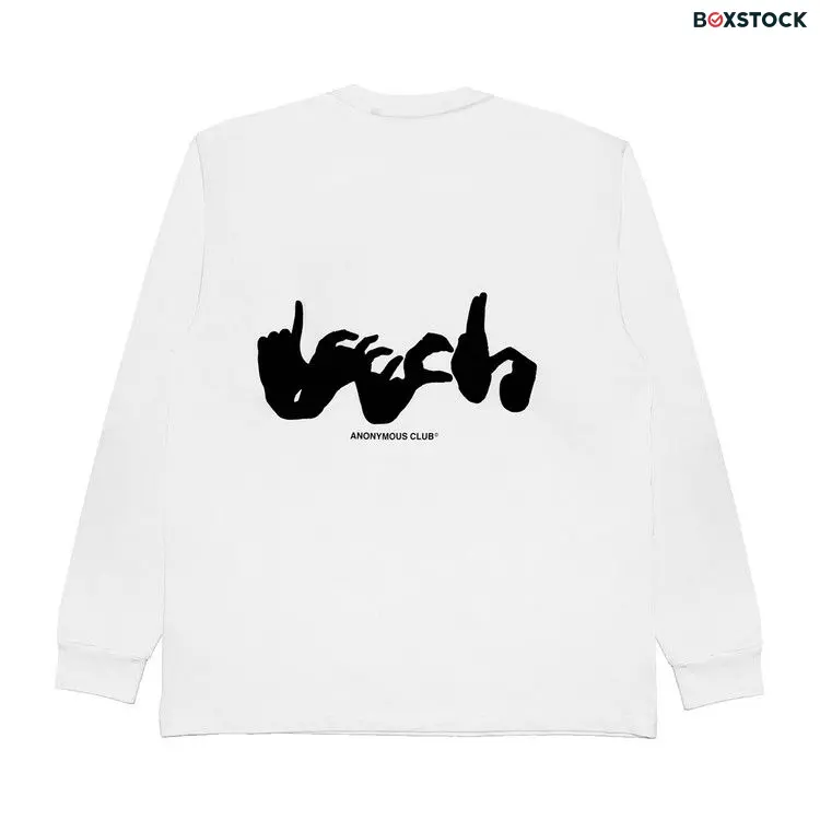 Kaleidoscope x Anonymous Club Manifesto Special Edition Long-Sleeve T-Shirt 'White' Spring/Summer 2022