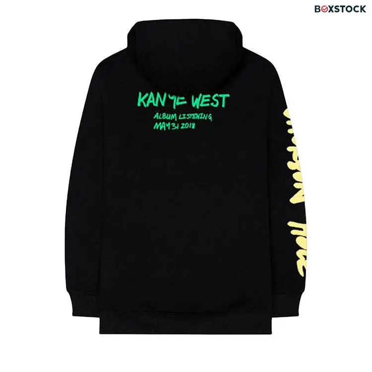 Kanye West Wyoming Hoodie 'Black' Spring/Summer 2018