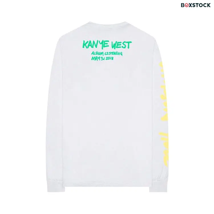 Kanye West Wyoming Long-Sleeve T-Shirt 'White'