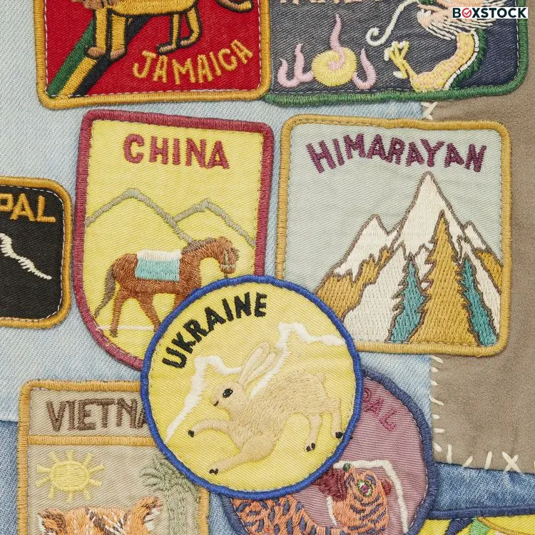 Kapital Beautiful World 12.05oz Denim 5P Rat Flare Pants 'Blue' Spring/Summer 2023