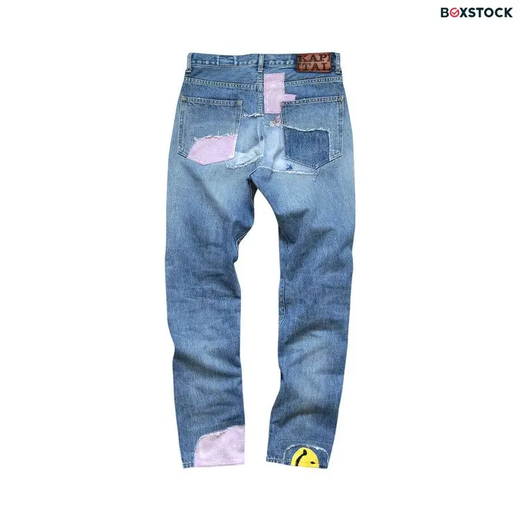 Kapital Gypsy Patch Remake Okabilly 14oz 5 Pocket Denim 'Indigo' Blue