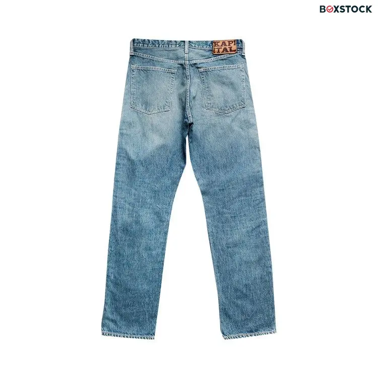 Kapital Monkey Cisco Studs 5 Pocket Denim 'Blue' Spring/Summer 2022