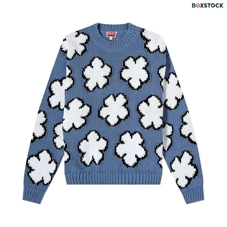 Kenzo All Over Boke Flower Jumper 'Blue' Spring/Summer 2023