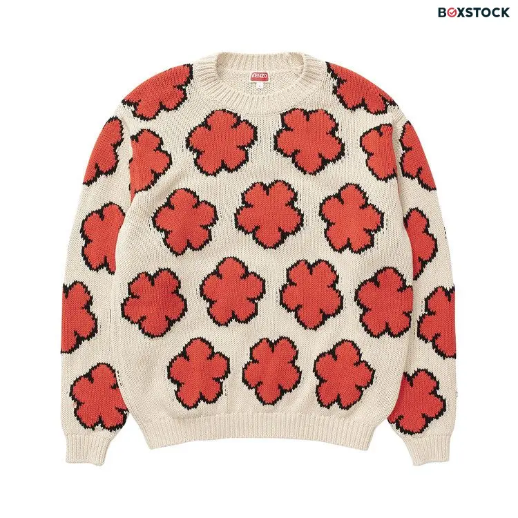Kenzo All Over Boke Flower Jumper 'Red' Spring/Summer 2023