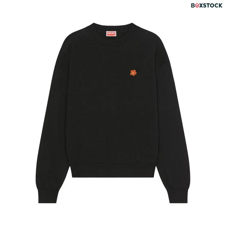Kenzo Crest Logo Jumper 'Black' Spring/Summer 2023