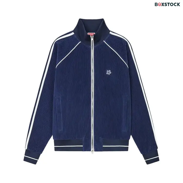 Kenzo Velvet Track Jacket 'Midnight Blue' Fall/Winter 2024