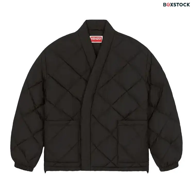 Kenzo Weave Down Kimono 'Black' Fall/Winter 2024