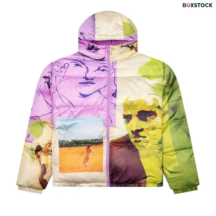 KidSuper Printed Shiny Puffer 'Multicolor' Multi-Color Fall/Winter 2023