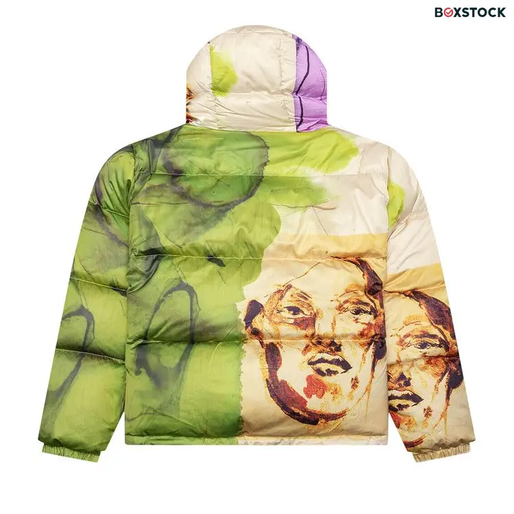 KidSuper Printed Shiny Puffer 'Multicolor' Multi-Color Fall/Winter 2023