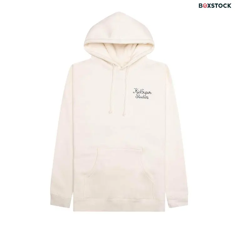 KidSuper Script Logo Hoodie 'Cream' White Spring/Summer 2024