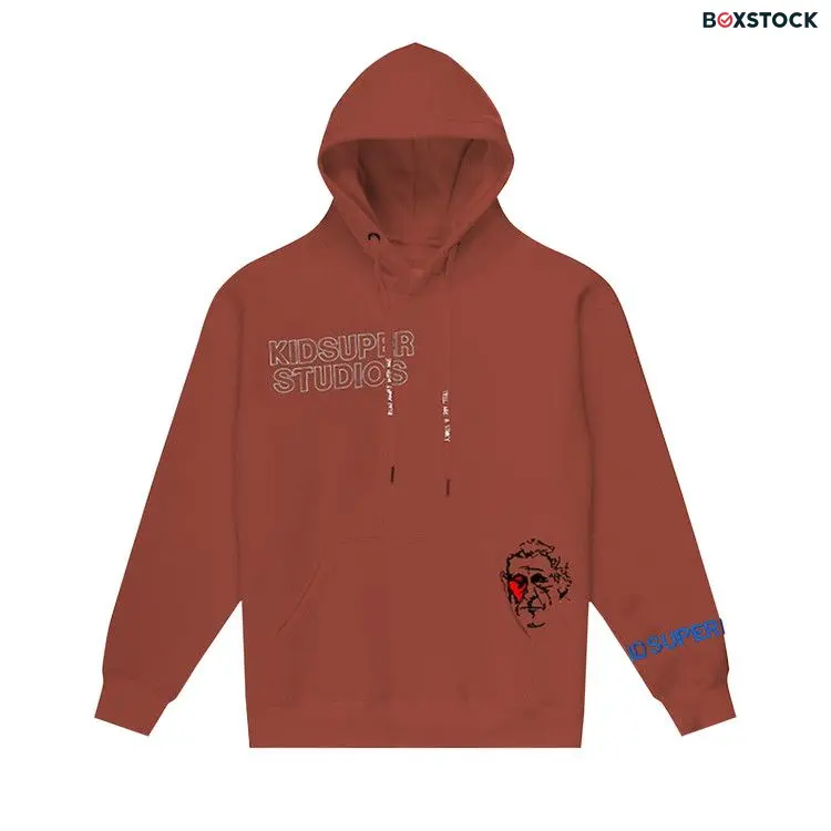 KidSuper Super Sweatshirt 'Clay' Red Fall/Winter 2021