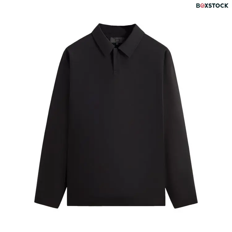 Kith 101 Kayson Snap Front Polo 'Black' Spring/Summer 2024